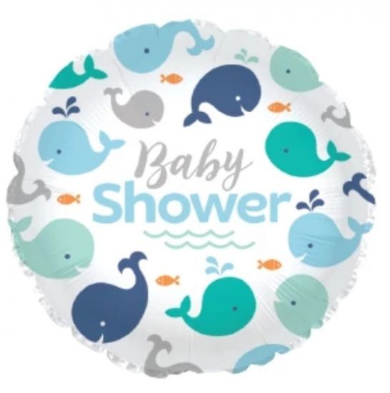 LIL' Spout Blue Baby Shower CTI Foil 17"