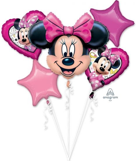 Minnie Mouse Happy Helpers Foil Balloon Bouquet Kit