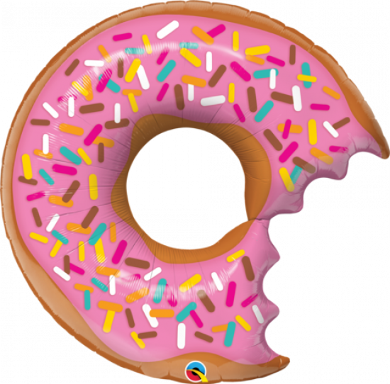 Bit Donut & Sprinkles 38" Super Shape Foil Balloon
