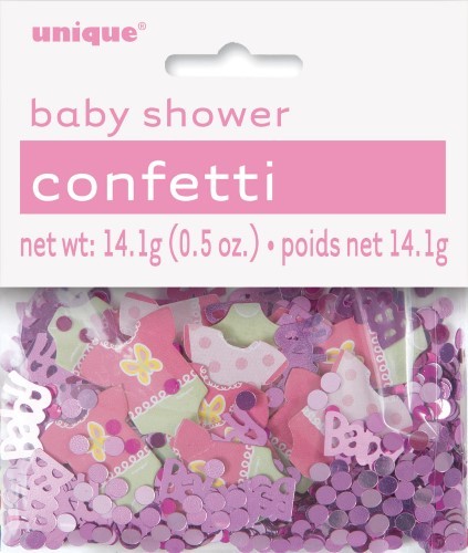 Baby Shower Confetti  Pink Dots