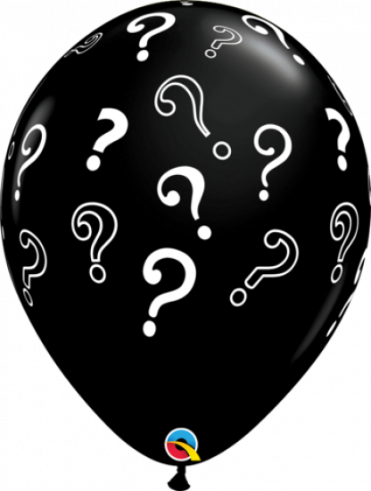 Gender Reveal Question Marks 16'/40cm Printed Balloon