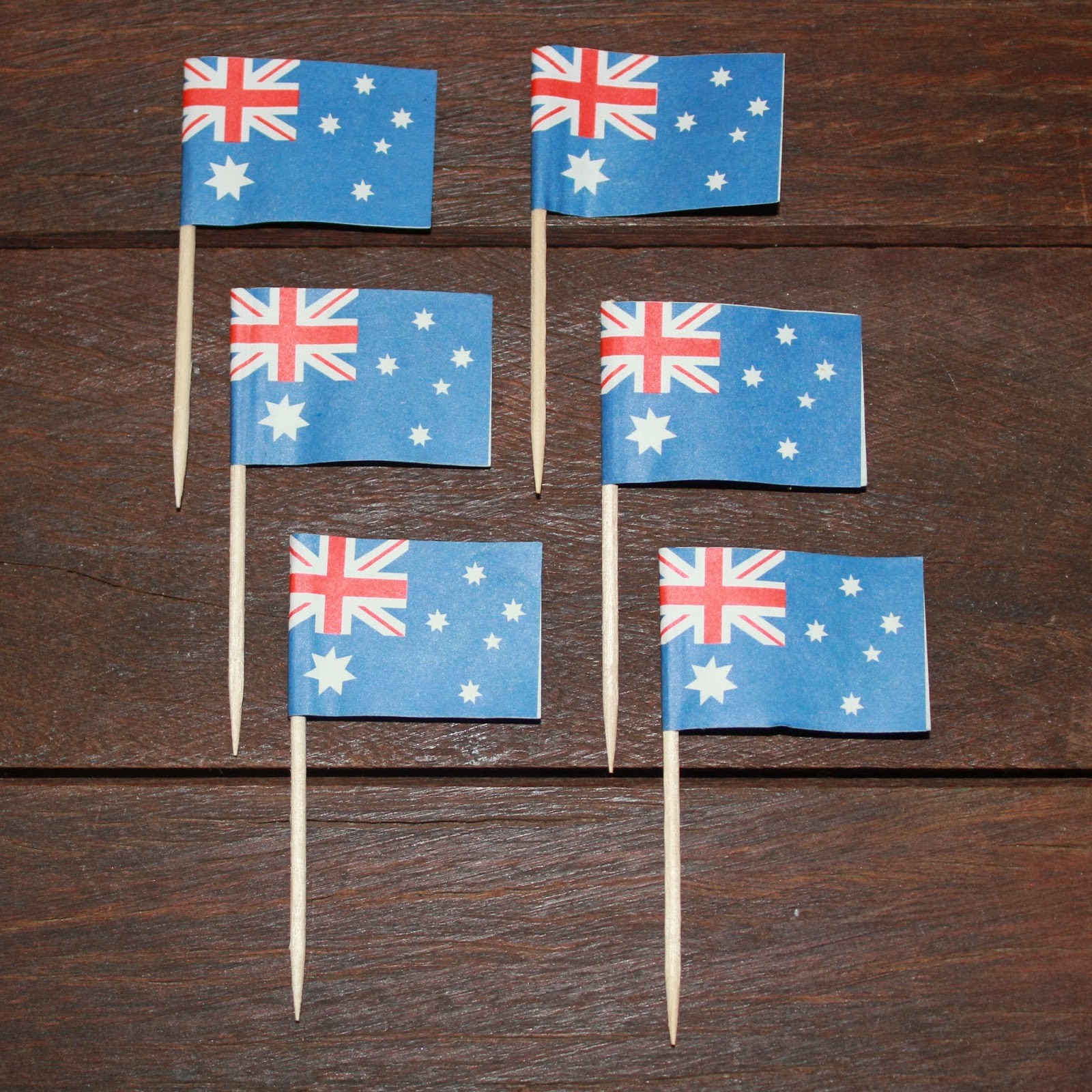 Australian Flag Tooth Picks P25