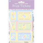 Baby Shower Prize Tickets 48pcs