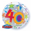 40 Brilliant Stars 22" Bubble Balloon