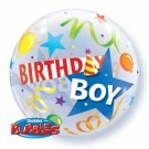 Birthday Boy 22" Bubble Balloon