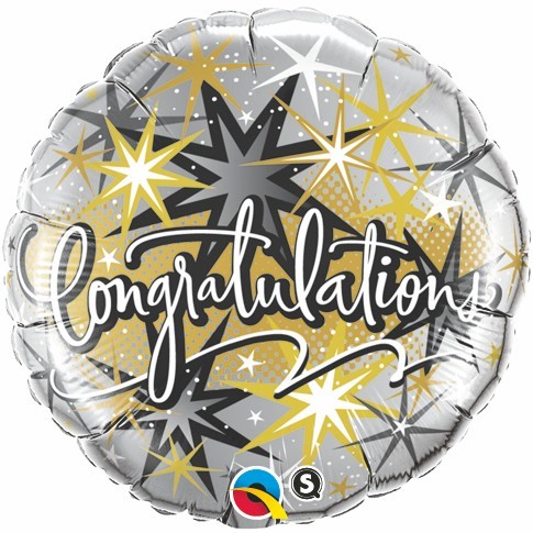 Congratulations Elegant 18" foil balloon