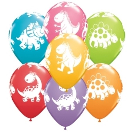 Dinosaurs Cute & Cuddly 28cm/11" Printed Balloon 