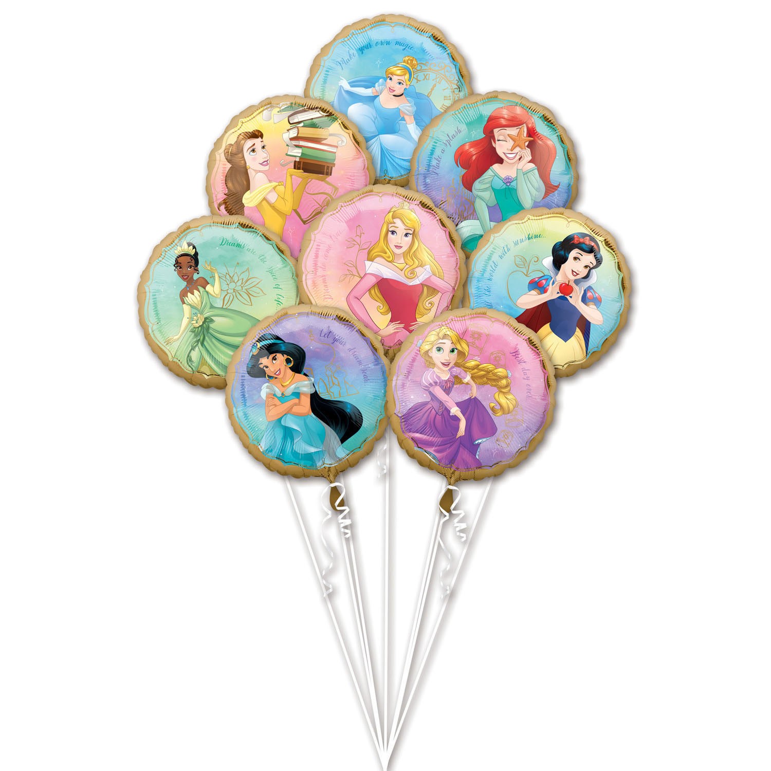 Disney Princess Foil Balloon Bouquet Kit