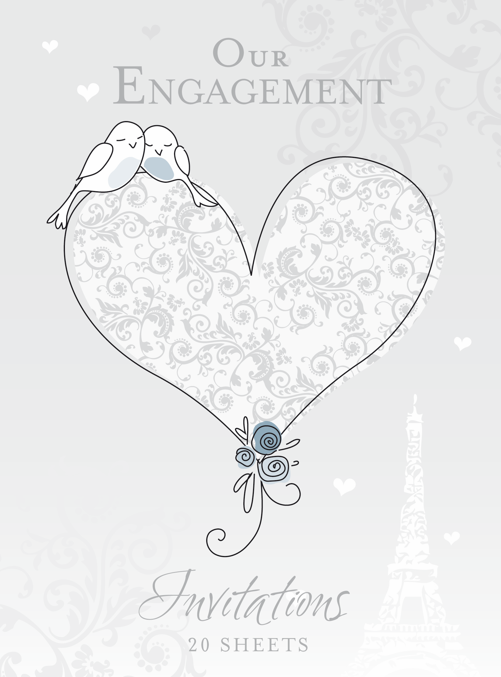 Our Engagement- Invitation Pad - 20 Sheets