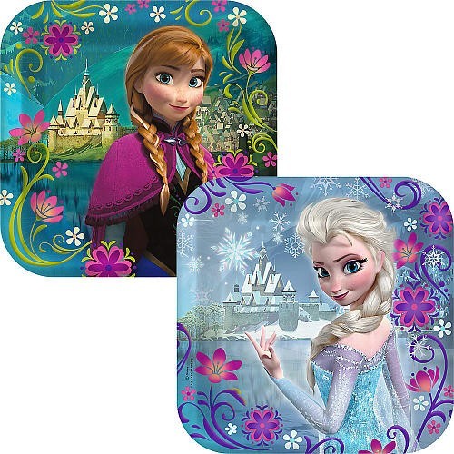 Disney Frozen Plates 7inch 8Pk