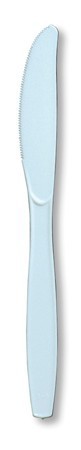 Light Blue Plastic Knives P25