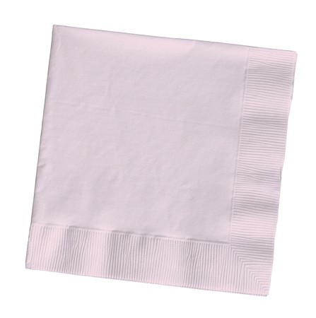 Light Pink 2ply Lunch Napkins Pk50