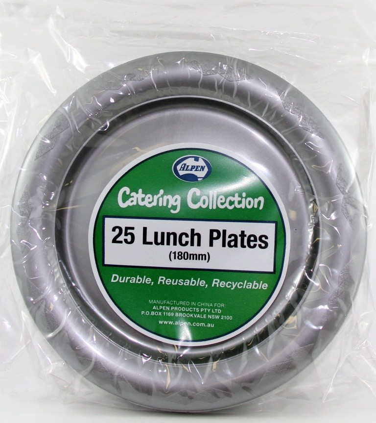 Lunch Plate Pk25 Silver
