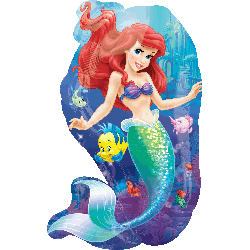 Little Mermaid & Friends Foil Supershape (28'' x 34'')