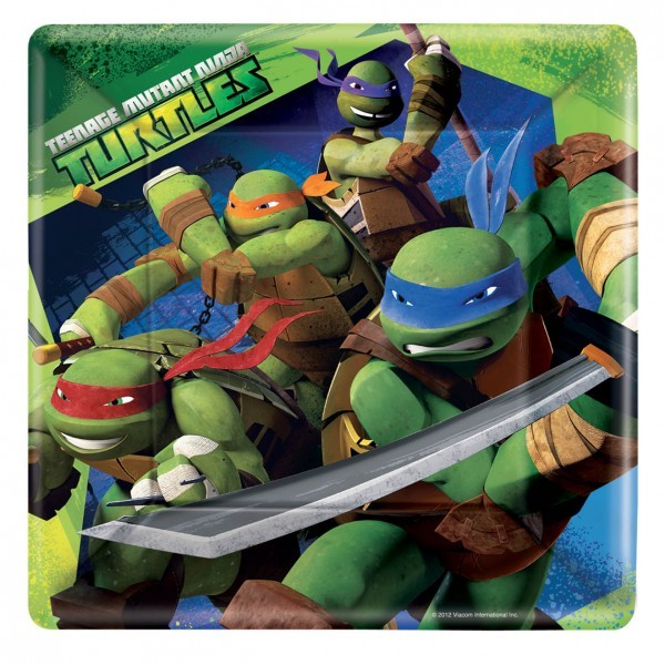 Ninja Turtles Plates P8