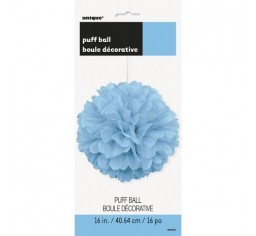 Puff Ball 16" Light Blue