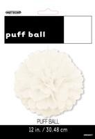 Puff Ball 16" White