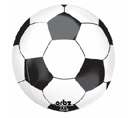 Soccer Ball Birthday 16" Orbz Balloon