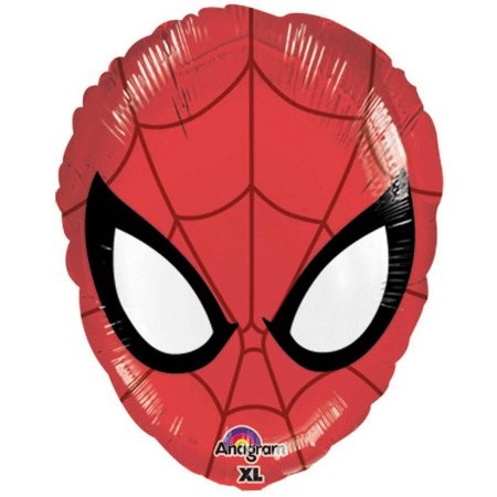 Spiderman Head 18" Junior Shape Foil Balloon