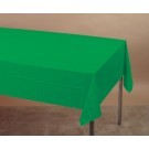 Green Plastic Tablecloth Rectangle or Round