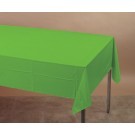 Lime Green Plastic Tablecloth Rectangle or Round