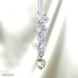 Bridal Charm - Butterflies with heart