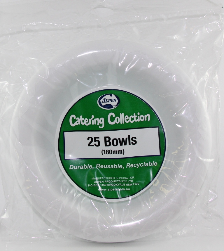 Bowls Packet 25 White