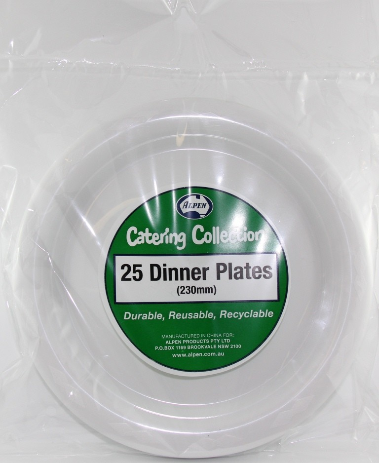 Dinner plate Pk25 White