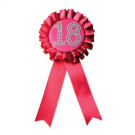18 Rosette Badge Pink