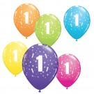 1st Birthday Printed 11"/28cm Balloons
