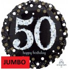 Sparkling Birthday 50th JUMBO 28" (71cm)  Anagram Foil