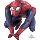 Sitting Spiderman (38cm 38cm) Foil Licensed Shape Balloon
