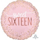 16th Blush Birthday Pink Anagram Foil 18"
