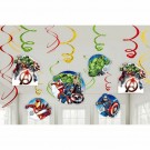 Avengers Hanging Swirl Decorations