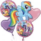 My Little Pony Foil Balloon Bouquet Kit