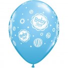 Baby Boy Dots 11"/28cm Printed Helium Balloon 