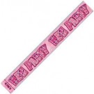 Hen Party Pink Glitz foil banner