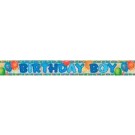 Birthday Boy Prismatic Foil Banner