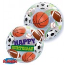 Birthday Sport Balls 22" Bubble Balloon