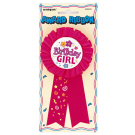 Birthday Girl Award Ribbon Badge