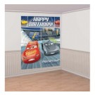 Cars 3 Giant Happy Birthday Scene Setter Wall Decorating Kit 