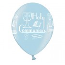 Holy Communion Pearl Blue 28cm Printed Balloon 