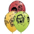 Zombie Printed Latex Balloons 28cm