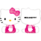 Hello Kitty Side Pose Supershape Foil