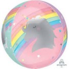 Unicorn Magical 15" Orbz Balloon