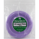 Lunch Plate Pk25 Lavender