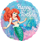 Aerial Little Mermaid Birthday 18" Foil