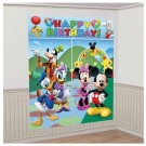 Mickey Mouse ClubHouse Giant Happy Birthday Scene Setter Wall Decorating Kit 