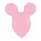 Mouse Ears Pink 15" Shape Balloon 