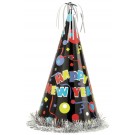 New Year Large Foil Cone Hat